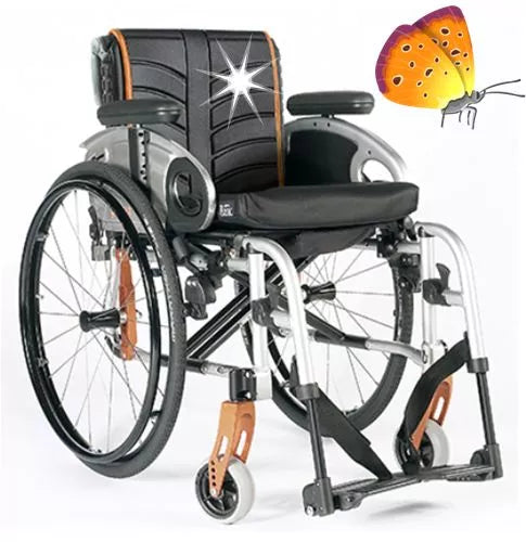 Sopur Easy Life Swing Away – Faltbarer Adaptivrollstuhl mit abnehmbaren Beinstützen