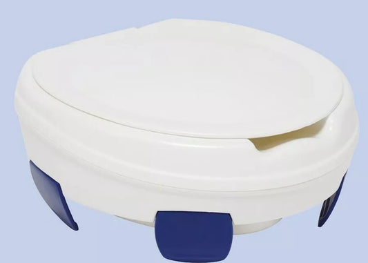 Toilettensitzerhöhung Clipper III mit Deckel – 11 cm Höhe, bis 185 kg belastbar