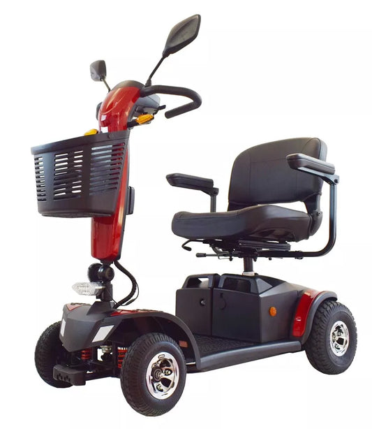 Elektromobil Ibiza – zerlegbarer Scooter mit Vollfederung und extern ladbarer Batterie