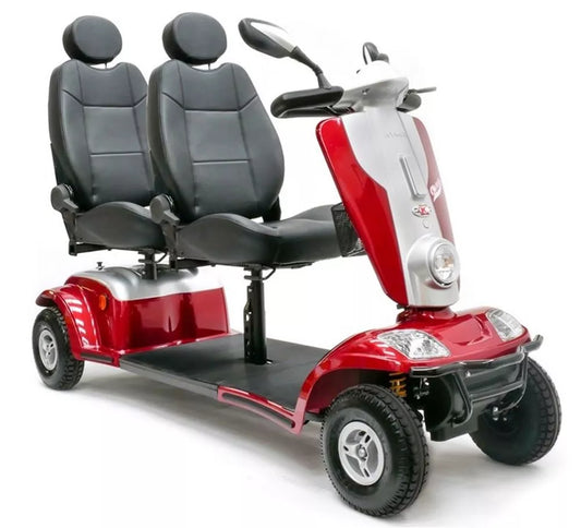Zweisitzer-Elektromobil Tandem – Scooter für 2 Personen, 6 oder 12 km/h